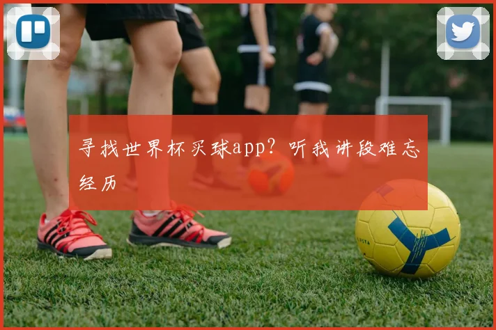 寻找世界杯买球app？听我讲段难忘经历