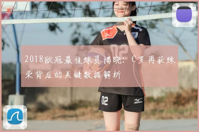 2018欧冠最佳球员揭晓：C罗再获殊荣背后的关键数据解析